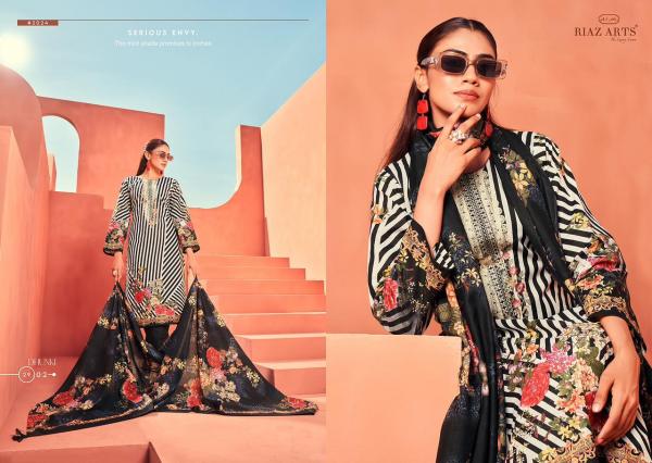Riaz Arts Dhunki Karachi Lawn Printed Dress Material Collection